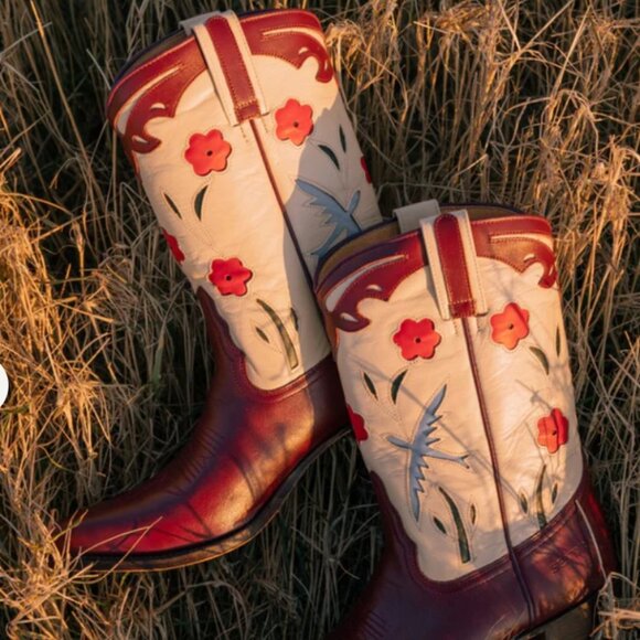 Dandelie Shoes - Dandelie Cowboy Colibri Boots Bordeaux